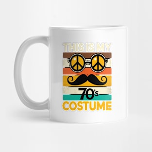 This is My 70's Costume Retro Peace Groovy Mug